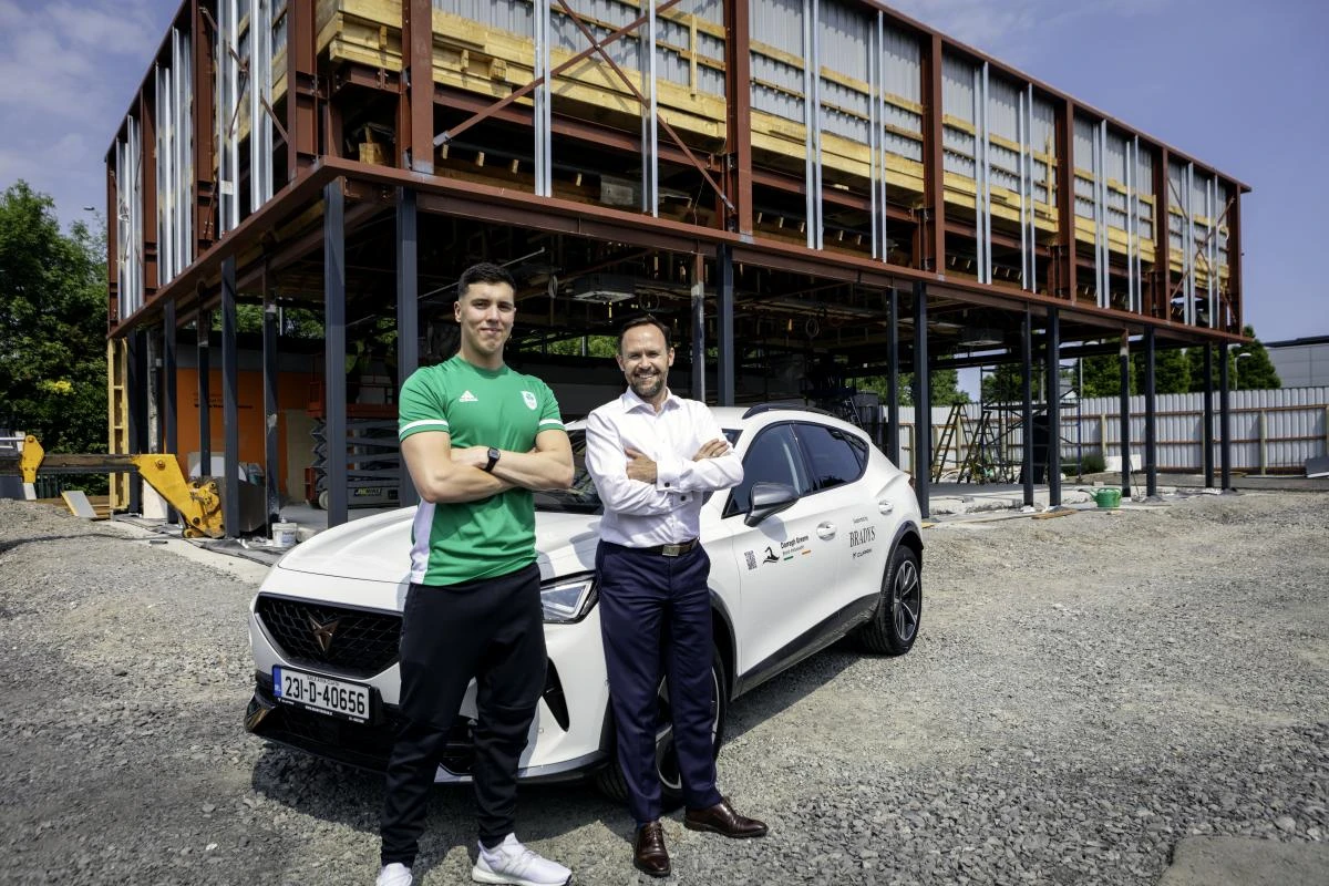 Presenting our new Bradys CUPRA Brand Ambassador - Olympic Swimmer & Longford lad Darragh Greene